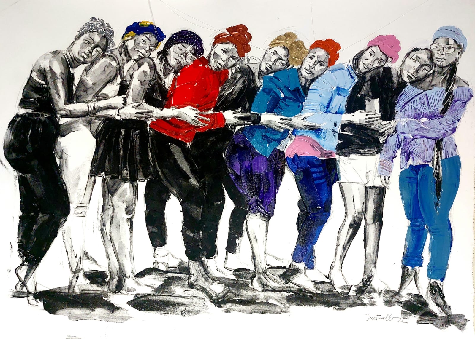 One hand is an extension of another (Sisterhood series)