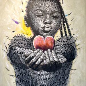 Share The Love african artwork by Nisty Chatha